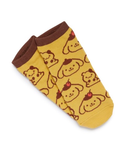 Pompompurin Low-cut Ankle Socks - Adorable Face Friends Design for Women