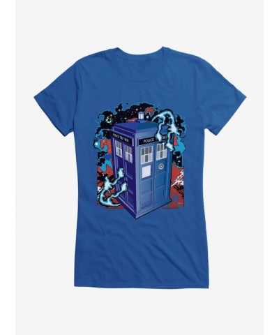 Doctor Who TARDIS Lightweight Tee for Girls