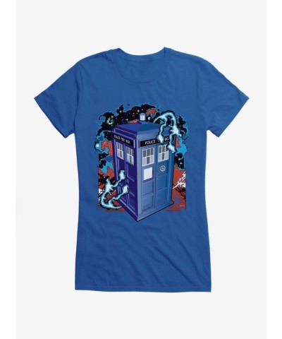 Doctor Who TARDIS Lightweight Tee for Girls