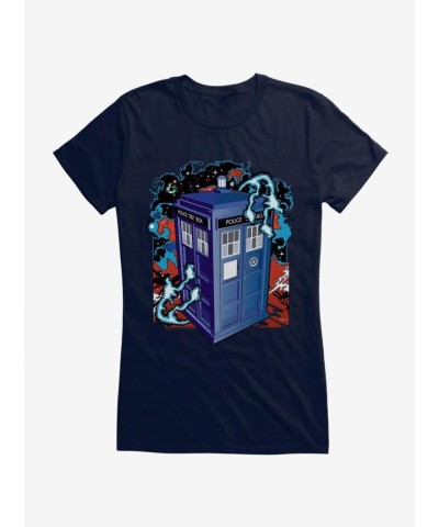 Doctor Who TARDIS Lightweight Tee for Girls