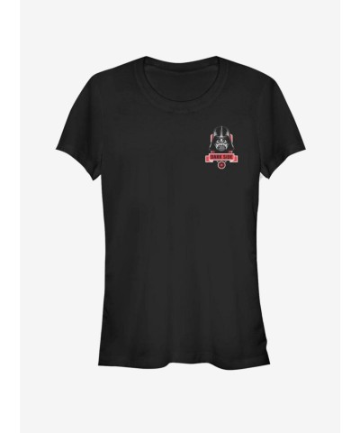 Star Wars Darth Vader Badge Tee for Girls - Black