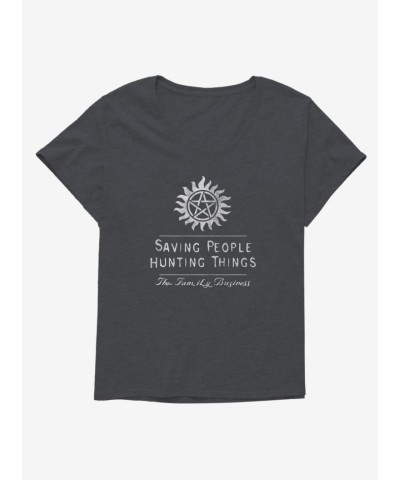 Supernatural Family Business Seal Comfortable Plus Size Tee for Women