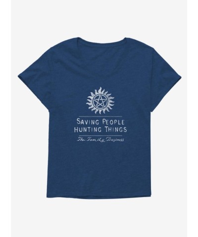 Supernatural Family Business Seal Comfortable Plus Size Tee for Women