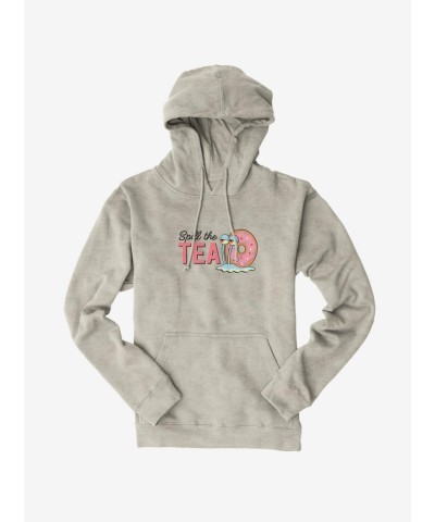 SpongeBob SquarePants Gary Hoodie for Men - Spill The Tea Design