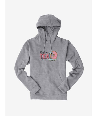 SpongeBob SquarePants Gary Hoodie for Men - Spill The Tea Design