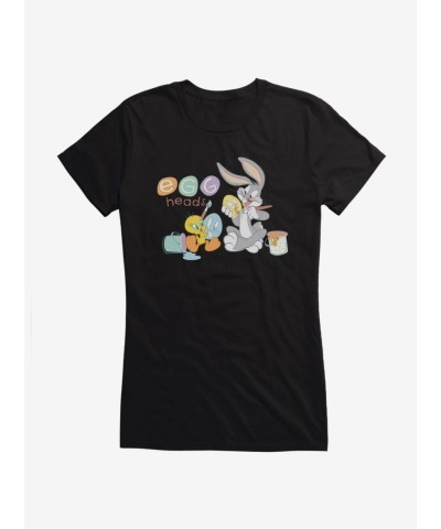 Looney Tunes Bugs Bunny & Tweety Easter Eggheads Girls T-Shirt