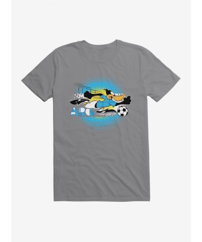 Looney Tunes Daffy Duck Football Print T-Shirt for Unisex Adults