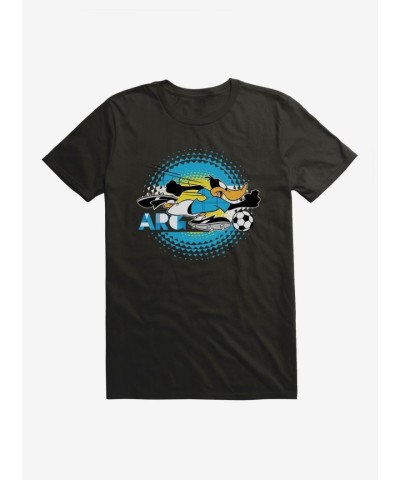Looney Tunes Daffy Duck Football Print T-Shirt for Unisex Adults