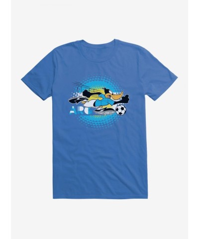 Looney Tunes Daffy Duck Football Print T-Shirt for Unisex Adults