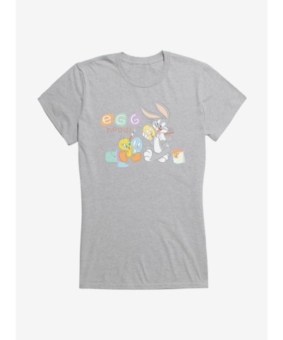 Looney Tunes Bugs Bunny & Tweety Easter Eggheads Girls T-Shirt