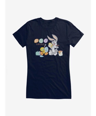 Looney Tunes Bugs Bunny & Tweety Easter Eggheads Girls T-Shirt