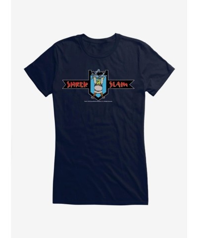 Shrek Slam Logo Lightweight Cotton Girls T-Shirt