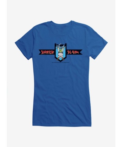 Shrek Slam Logo Lightweight Cotton Girls T-Shirt