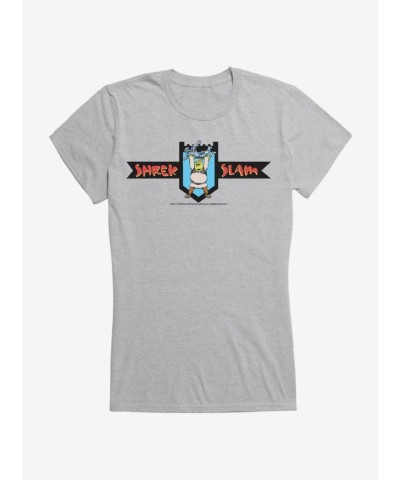 Shrek Slam Logo Lightweight Cotton Girls T-Shirt