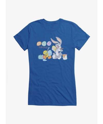Looney Tunes Bugs Bunny & Tweety Easter Eggheads Girls T-Shirt