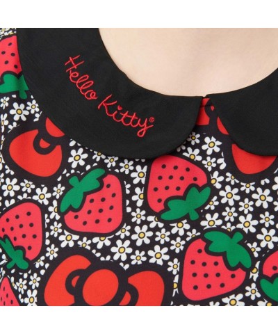 Hello Kitty Strawberry Print Pocket Dress by Smak Parlour for Women