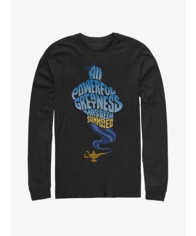 Disney 2019 Aladdin All-Powerful Genie Long Sleeve T-Shirt - Men's Black