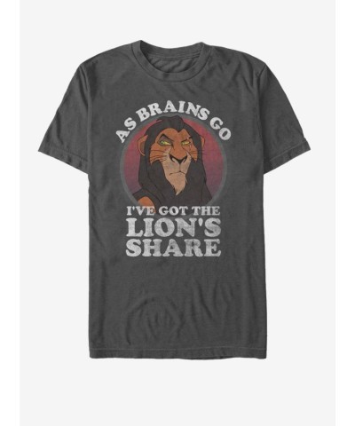 Disney The Lion King Men's Cotton Confidence T-Shirt - Black