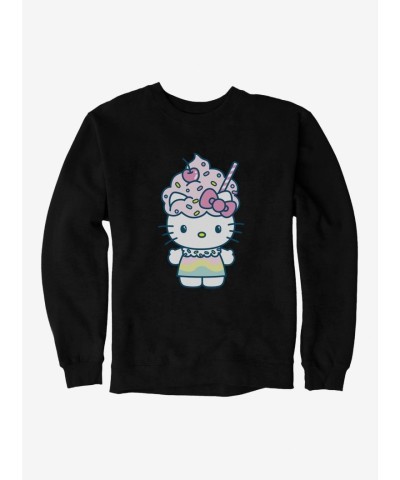 Hello Kitty Vacation Sweatshirt for Unisex - Kawaii Milkshake Print