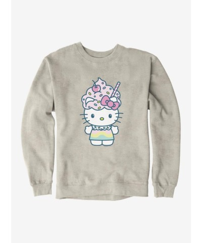 Hello Kitty Vacation Sweatshirt for Unisex - Kawaii Milkshake Print