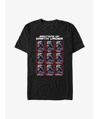 Darth Vader Emotional Display T-Shirt - Men's Black