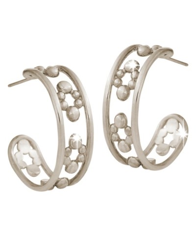 Mickey Mouse Hoop Earrings – 14K Gold Unisex