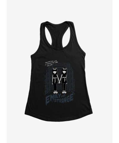 Emily Strange Twins Lightweight Girls Tank Top