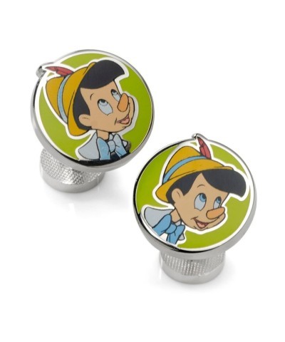 Disney Pinocchio Stainless Steel Cufflinks for Men
