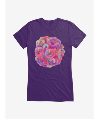Rick and Morty Wiggly Morty Junior Girls T-Shirt