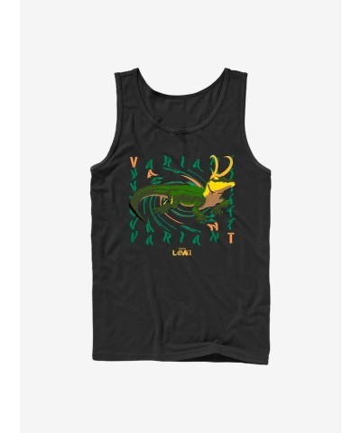 Marvel Loki Deviant Alligator Tank Top - Men's Black