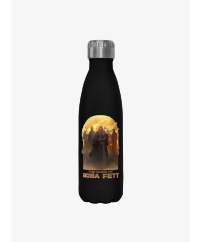 Star Wars Boba Fett Black Stainless Steel Water Bottle 17oz Leakproof