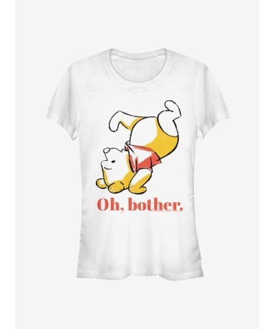 Disney Winnie The Pooh Classic Oh, Bother Girls T-Shirt - White