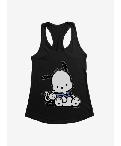 Pochacco Hugging Girls Tank Top