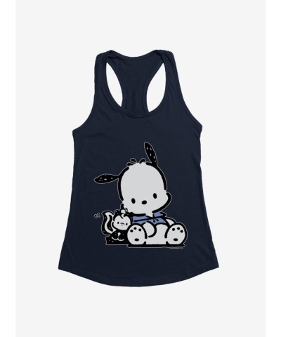 Pochacco Hugging Girls Tank Top