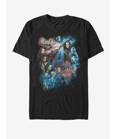 Marvel Women's Power T-Shirt - Avengers Endgame Edition - Black