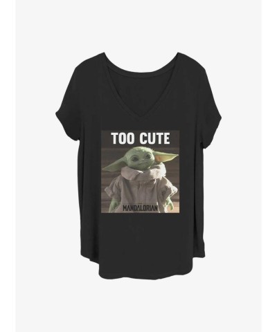 Star Wars Mandalorian Adorable Plus Size T-Shirt for Girls