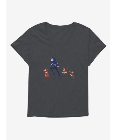 Laika Coraline Marching Mice Fan Art Tee for Girls Plus Size