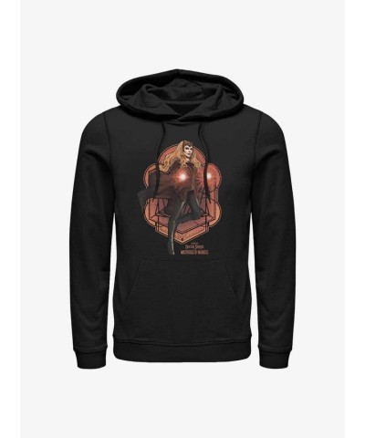 Marvel In The Multiverse of Madness Wanda Maximoff Hoodie - Black Men's
