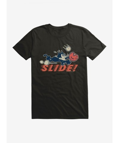 Felix Cat Slide Graphic Tee for Men - Lightweight Cotton