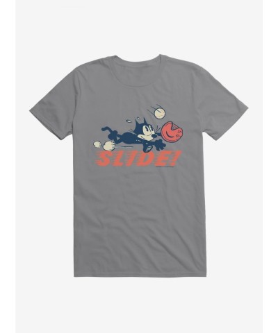 Felix Cat Slide Graphic Tee for Men - Lightweight Cotton