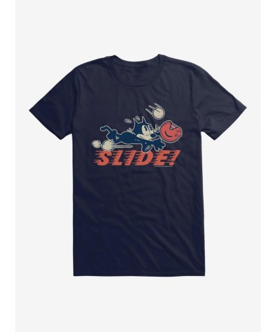Felix Cat Slide Graphic Tee for Men - Lightweight Cotton