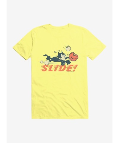 Felix Cat Slide Graphic Tee for Men - Lightweight Cotton