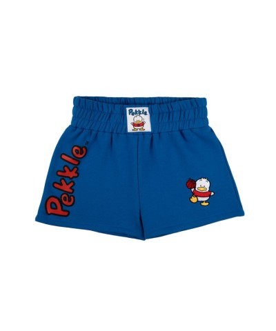 Pekkle x Dumbgood High-Waisted Boxing Shorts with Puff Print
