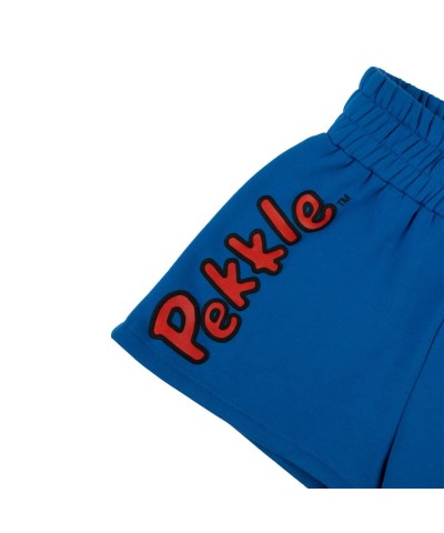 Pekkle x Dumbgood High-Waisted Boxing Shorts with Puff Print