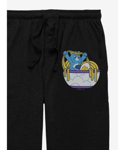 Care Bears Grumpy Bear Men's Black Ramen Pajama Pants