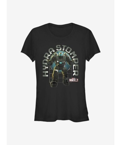 Marvel's Hydra Captain Carter T-Shirt for Girls - Black