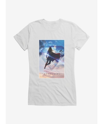 Supergirl Logo Tee for Junior Girls from DC Comics