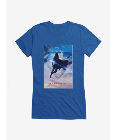 Supergirl Logo Tee for Junior Girls from DC Comics