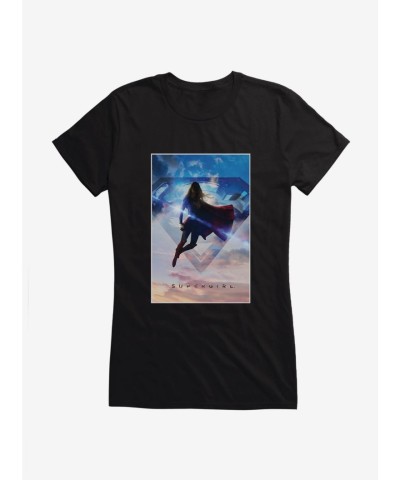 Supergirl Logo Tee for Junior Girls from DC Comics