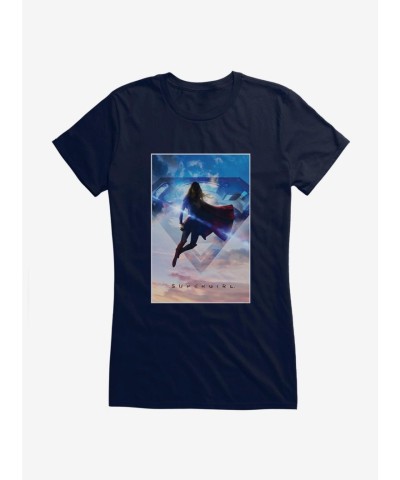 Supergirl Logo Tee for Junior Girls from DC Comics